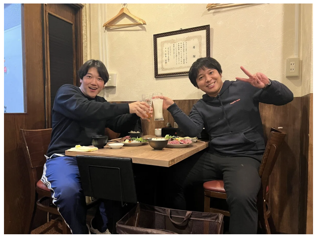 松岡純輝と宮脇代表